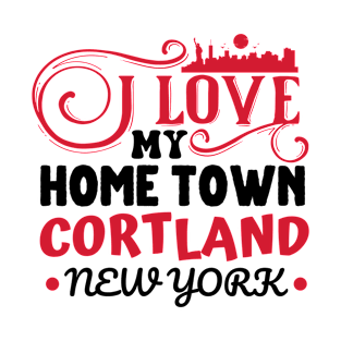 I love Cortland New York T-Shirt