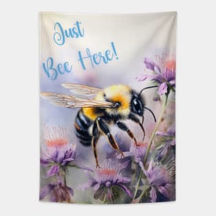 Just Bee Here Tapestry