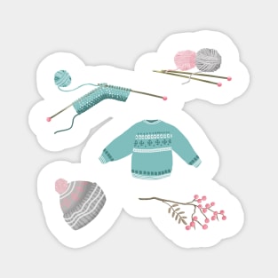 Knitting sticker pack Magnet