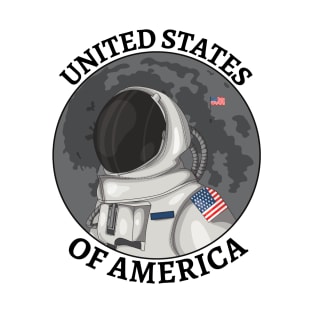 astronaute usa flag T-Shirt