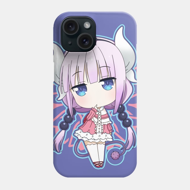 Kawaii Kanna Dragon Phone Case by WarGreymonZero