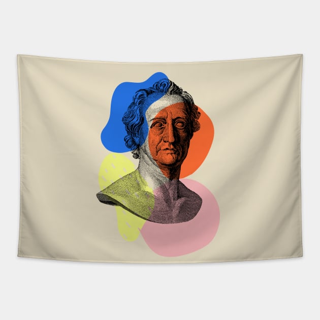 Johann Wolfgang von Goethe Tapestry by 45 Creative Club