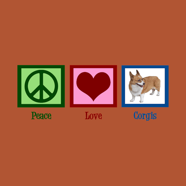 Peace Love Corgis by epiclovedesigns