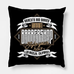 Gentlemen's Barbershop Pillow