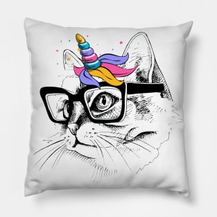 Caticorn Is My Valentine, Unicorn Valentine Pillow