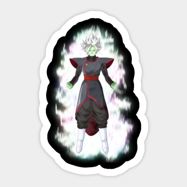 Merged Zamasu X Goku Black Zamasu Sticker Teepublic