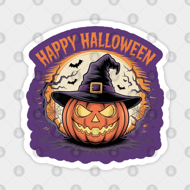 halloween-vibes Magnet by Creatifly Graphic Tees