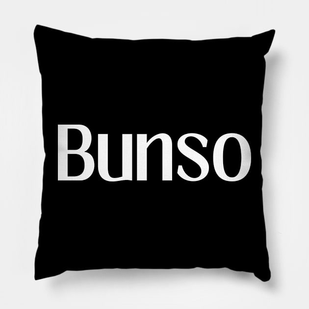 Tagalog Brother Bunso Filipino word Pillow by CatheBelan