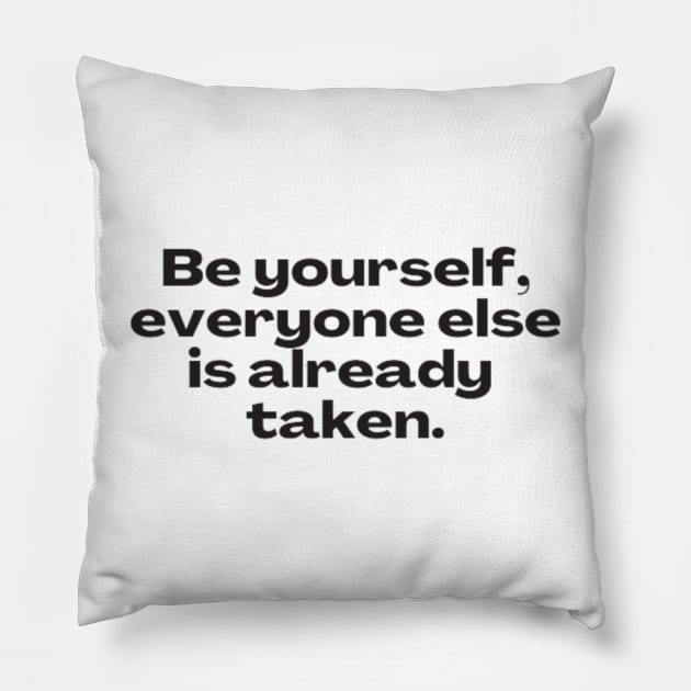 Be the change you wish to see in the world Pillow by DREAMBIGSHIRTS