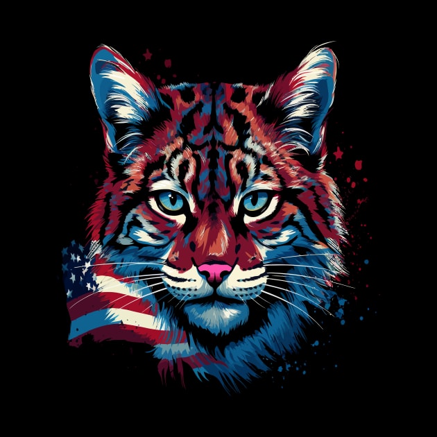 Patriotic Bobcat by JH Mart