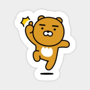 KakaoTalk Friends Hello! Ryan (카카오톡 라이언) 01 Jumping Joy Magnet