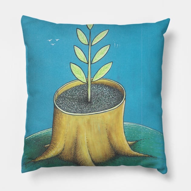 Sapling Pillow by BAYSAL