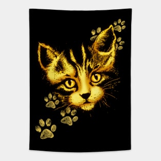 Cat portrait Tapestry