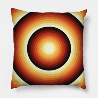 Hot Retro Color Wheel Pillow