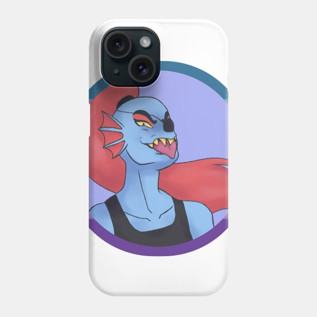 Fishy Lesbian - Blue lesbian flag Phone Case by XanaNouille