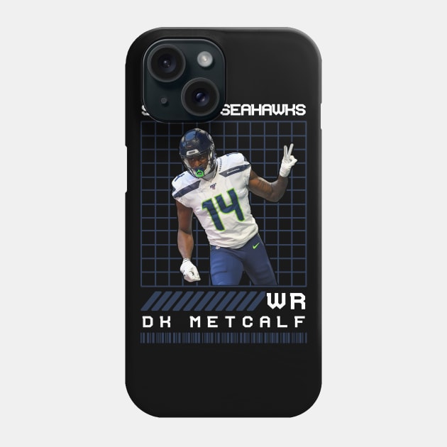 DK METCALF - WR - SEATTLE SEAHAWKS Phone Case by Mudahan Muncul 2022