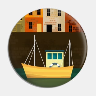 Fishing Village Pin