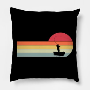 Retro Fishing Pillow