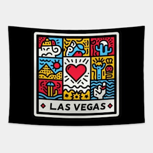 Las Vegas - Pop Art Tapestry