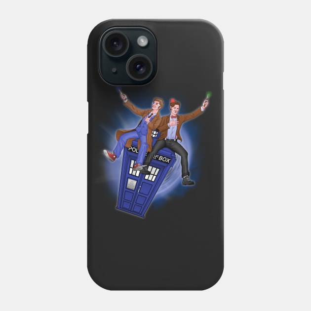 THE DOCTOR'S TIMEY-WIMEY ADVENTURE Phone Case by Skullpy