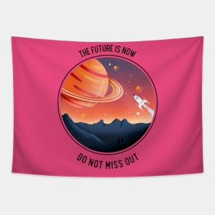 Space Agency Vintage Colors Tapestry