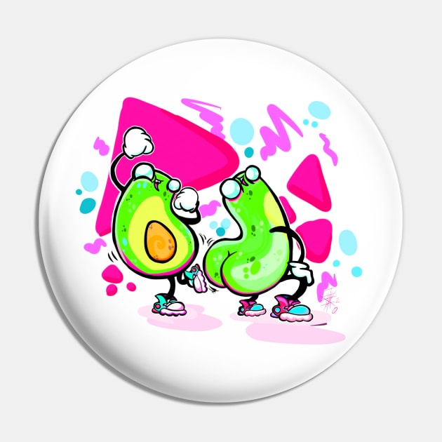 Twerking Avocado's Pin by SewGeekGirl