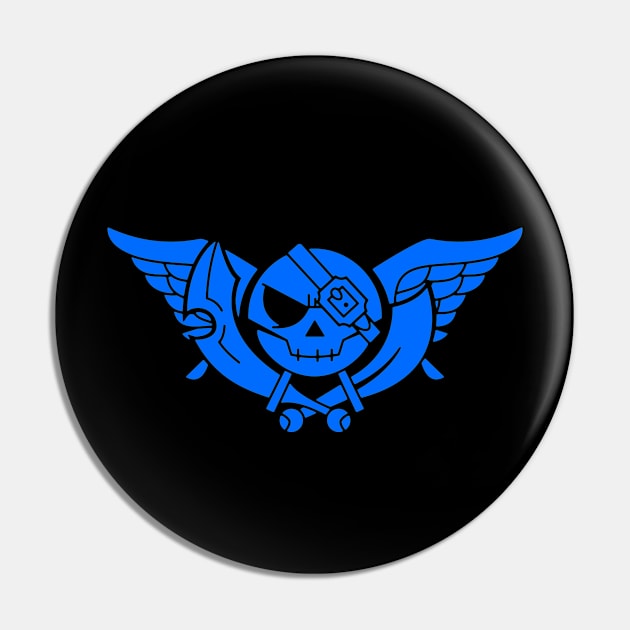 Blue Rogues Emblem Pin by RedOcelotThreads