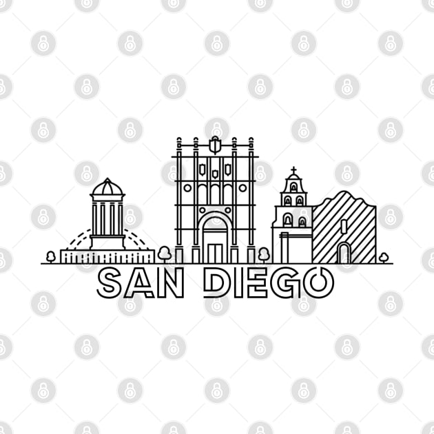 San Diego city by SerenityByAlex