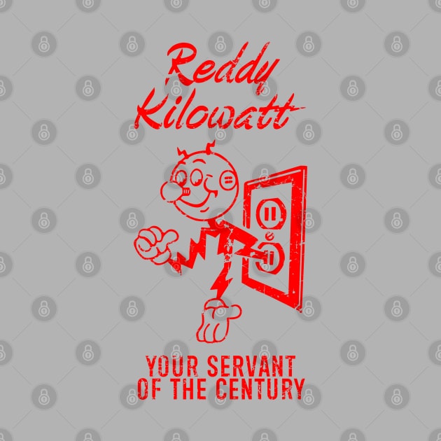 Reddy Kilowatt - Vintage Red by Sayang Anak