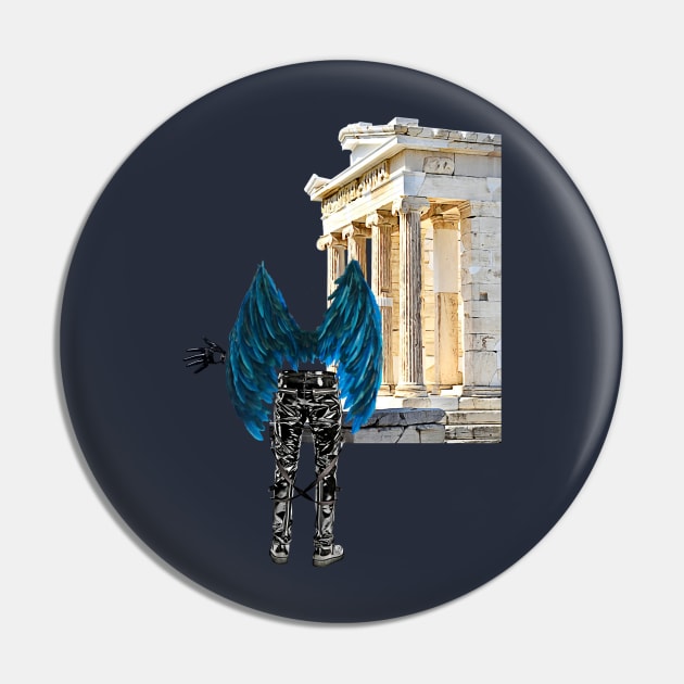 Blue Wings Pin by MarisePix