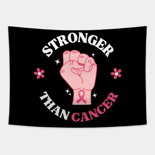 Women Union Fist Stronger Than Breast Cancer Awareness Tapestry