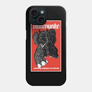 bludmunke - smoking elephant wreckords Phone Case