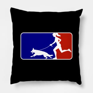 Major League Dog Walker Pillow