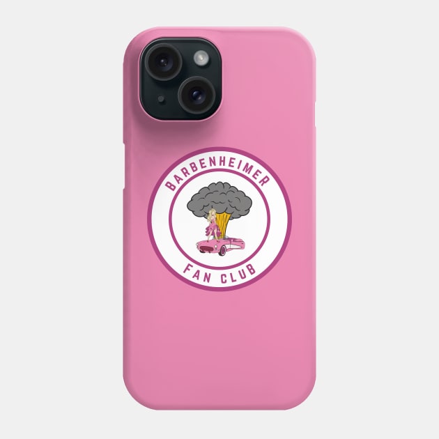 Barbenheimer Fan Club Phone Case by lufiassaiful