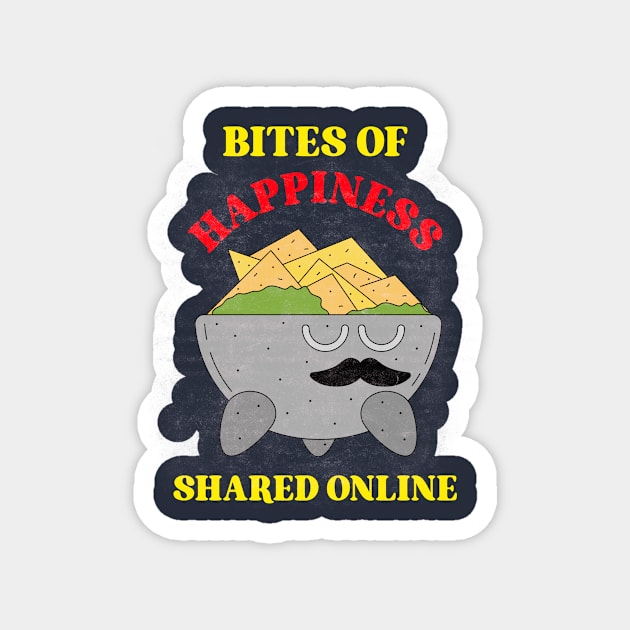 Food bloggers bite happiness online Magnet by Hermit-Appeal