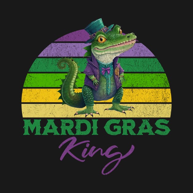 Mardi Gras King - Alligator by Unified by Design