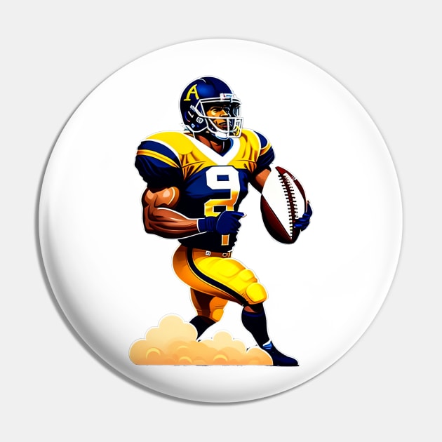 American Football Pin by ArtShare