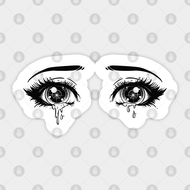 anime crying eyes