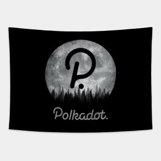 Vintage Polkadot DOT Coin To The Moon Crypto Token Cryptocurrency Blockchain Wallet Birthday Gift For Men Women Kids Tapestry