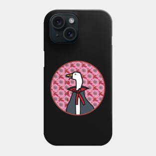 Portrait of a Halloween Horror Vampire Goose Phone Case