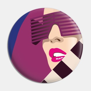 Kylie Minogue Pop Art Memorabilia Pin