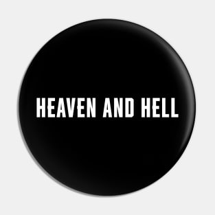 Heaven And Hell Pin