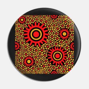 Awesome Aboriginal Dot Art Pin