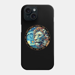 ZODIAC Leo - Astrological LEO - LEO - ZODIAC sign - Van Gogh style - 7 Phone Case