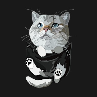 Cat In Pocket T-Shirt