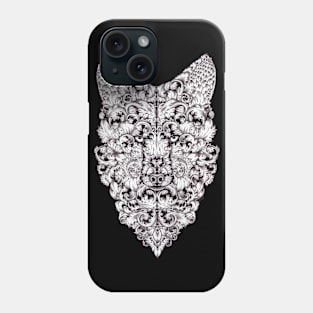 Ornate Wolf Phone Case