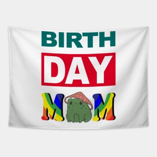 Birth Day Mom Tapestry