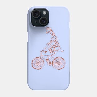 SEEMBO Giraffe Cycling Bicycle Bicycling Biking Riding Bike Phone Case