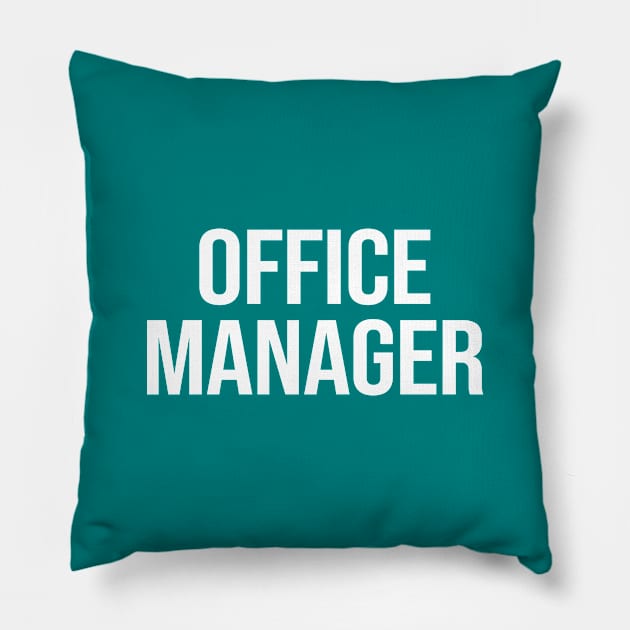 Office Manager Pillow by ShopBuzz