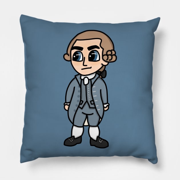 Chibi Alexander Hamilton Pillow by Aeriskate